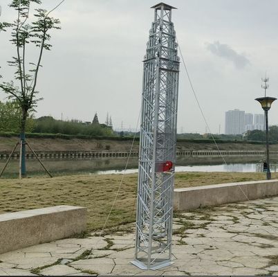 Crank Up Telescoping Tower Antenna 9m Winch Up Lattice Tower 30ft Heavy Duty Tower Portable
