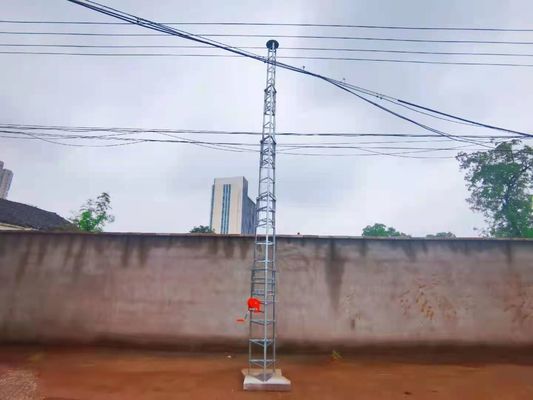 Crank Up Telescoping Tower Antenna 9m Winch Up Lattice Tower 30ft Heavy Duty Tower Portable